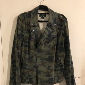 Camouflage Biker Jacket